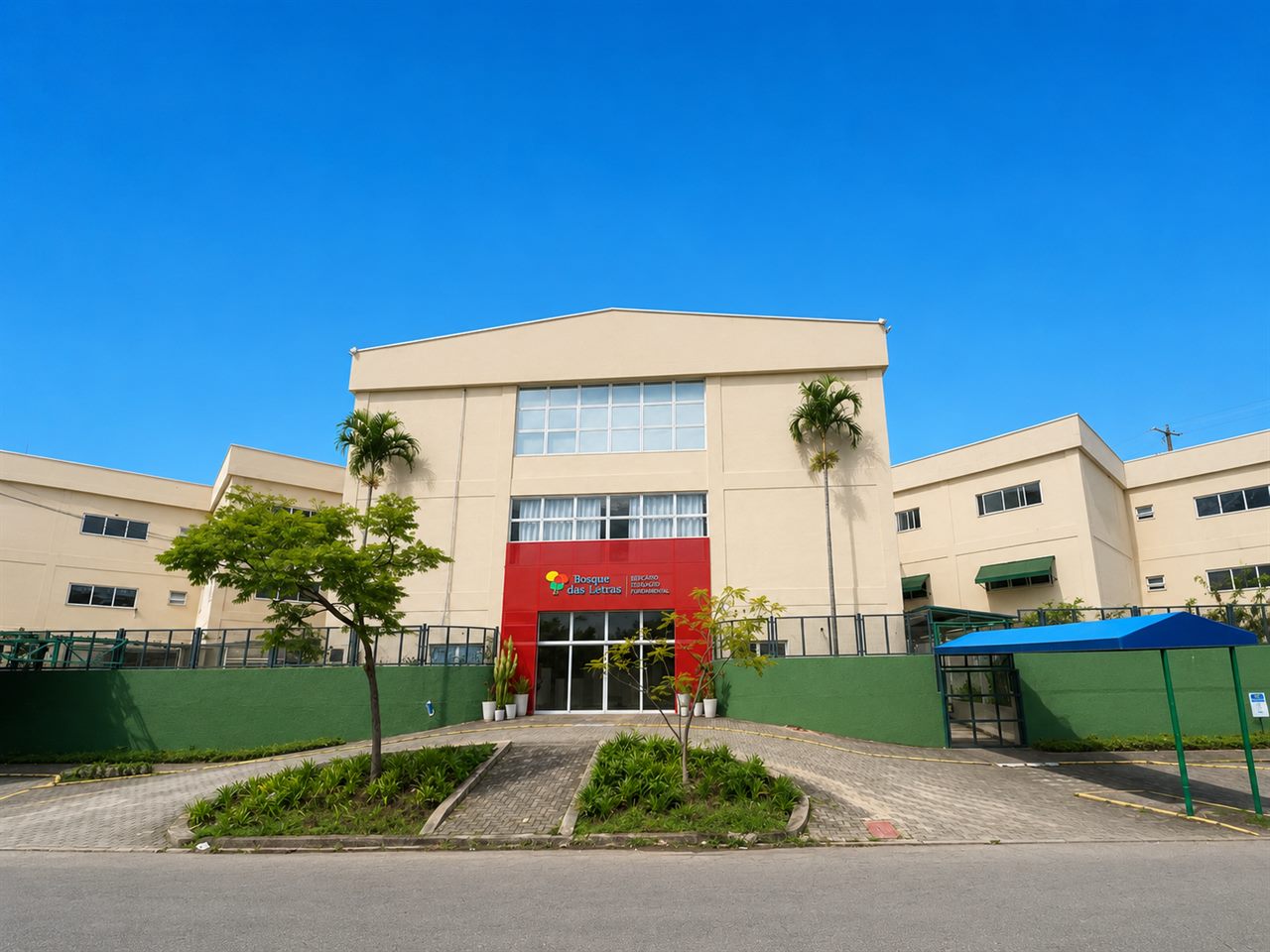 Fachada de obra institucional concluída pela HA Engenharia