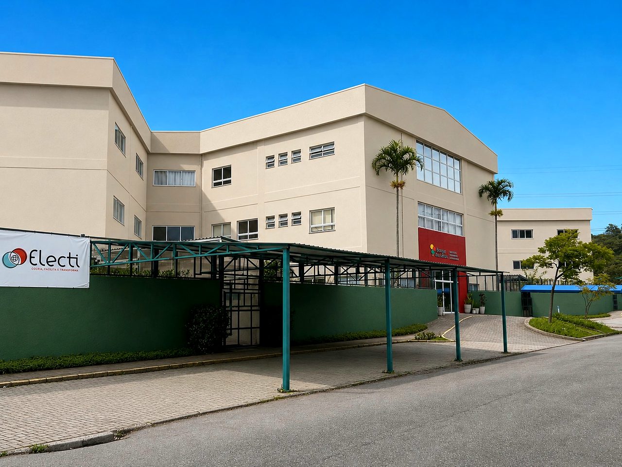 Bloco principal de instituição de ensino executada pela HA Engenharia